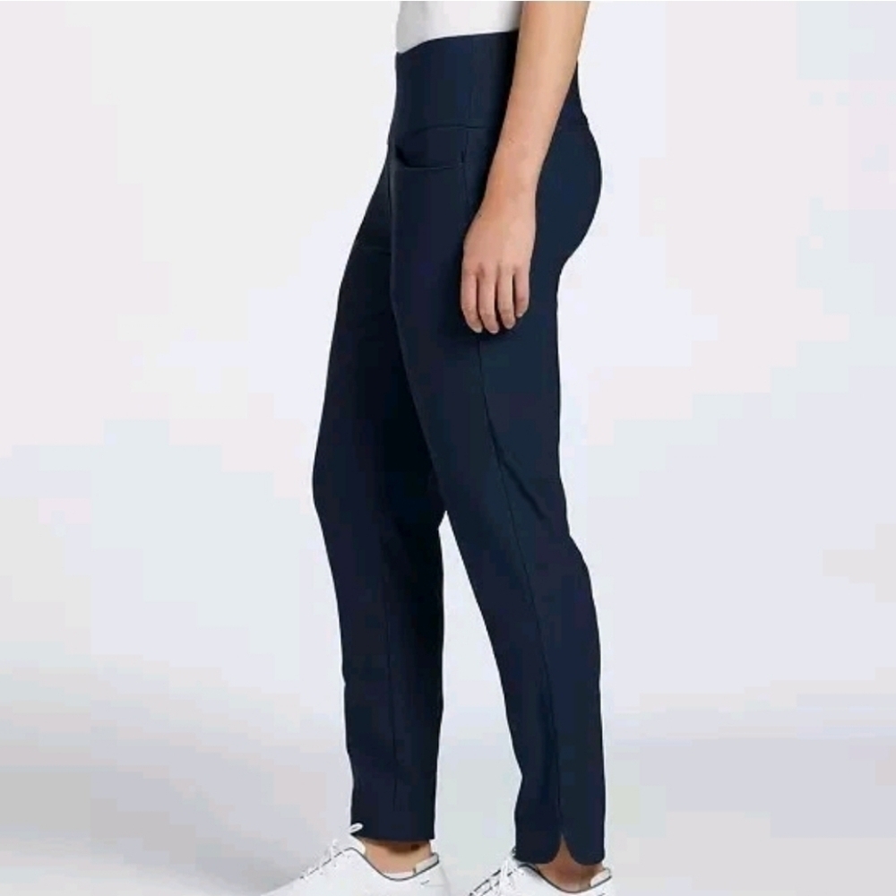 Walter Hagen Women's Small P11 Sculpt Pull-On Pants Pure Black Golf Tennis New